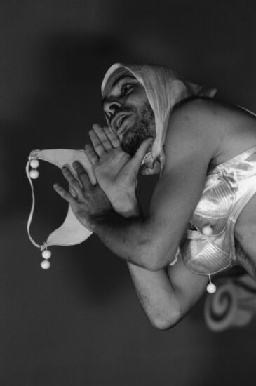 Performance Caligula on stage of Planetarium Theater