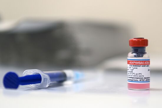 Russia Coronavirus Animals Vaccination