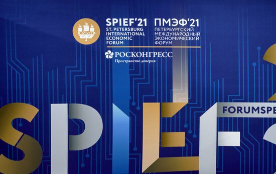 Russia St.Petersburg Economic Forum Preparations