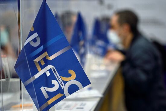 Russia St.Petersburg Economic Forum Preparations
