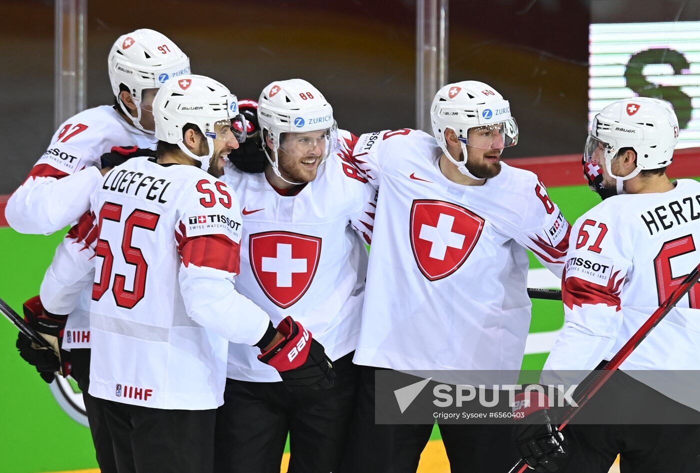 Latvia Ice Hockey Worlds Belarus - Switzerland