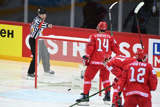 Latvia Ice Hockey Worlds Belarus - Switzerland