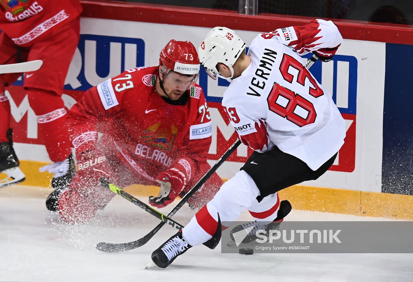 Latvia Ice Hockey Worlds Belarus - Switzerland