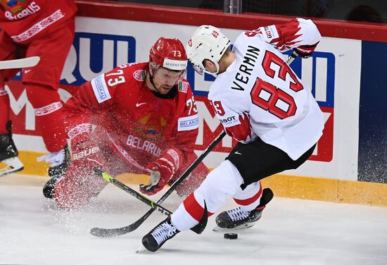 Latvia Ice Hockey Worlds Belarus - Switzerland