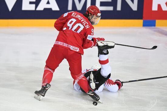 Latvia Ice Hockey Worlds Belarus - Switzerland