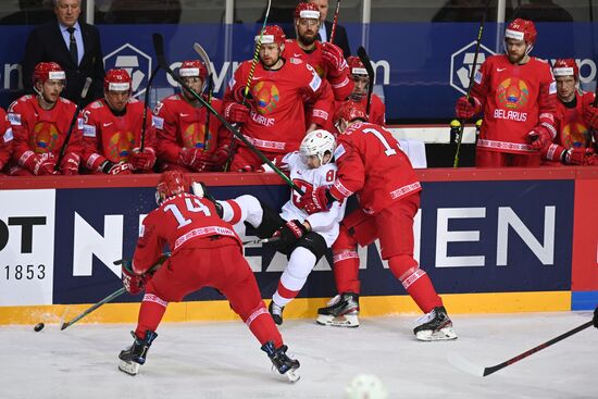 Latvia Ice Hockey Worlds Belarus - Switzerland