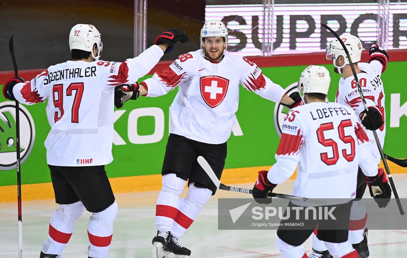 Latvia Ice Hockey Worlds Belarus - Switzerland