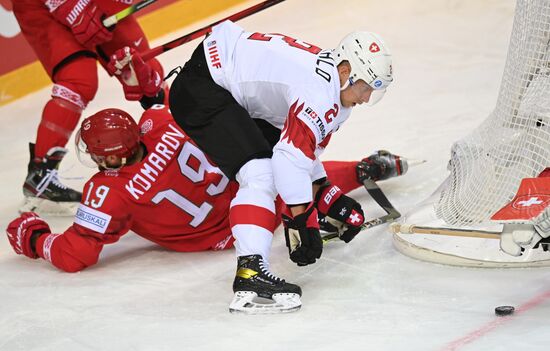 Latvia Ice Hockey Worlds Belarus - Switzerland