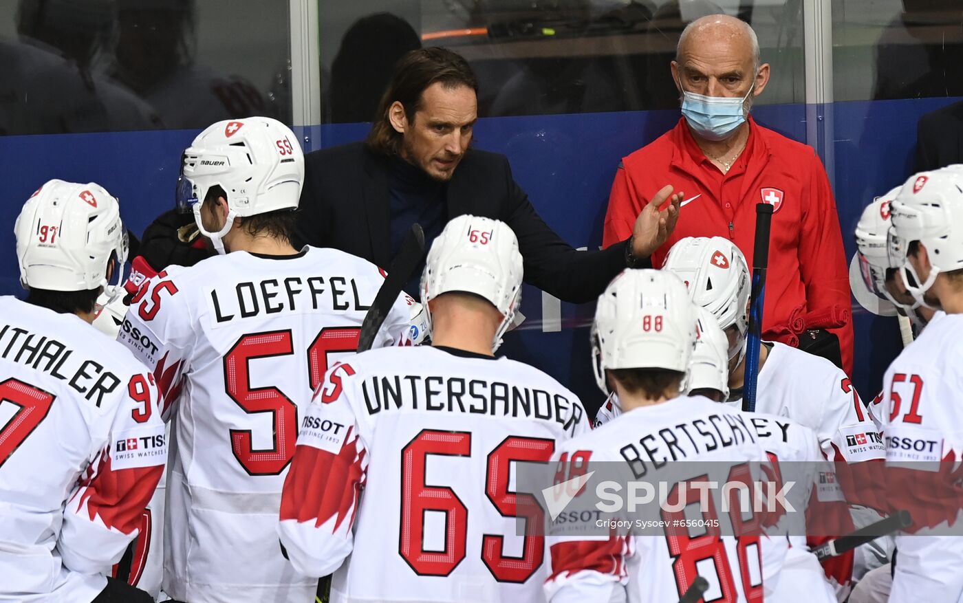 Latvia Ice Hockey Worlds Belarus - Switzerland