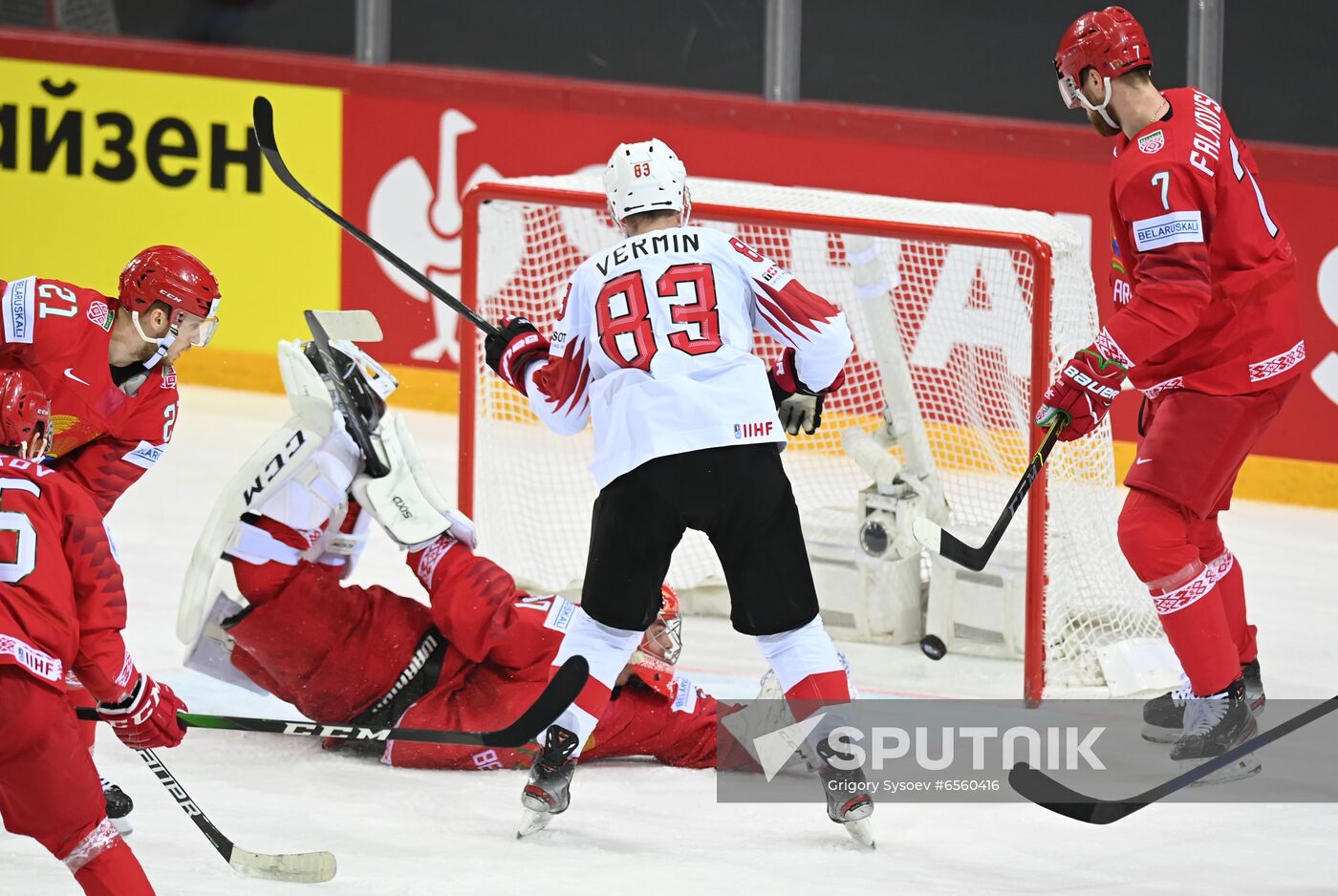 Latvia Ice Hockey Worlds Belarus - Switzerland