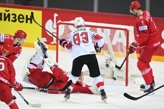 Latvia Ice Hockey Worlds Belarus - Switzerland