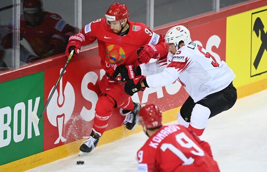 Latvia Ice Hockey Worlds Belarus - Switzerland