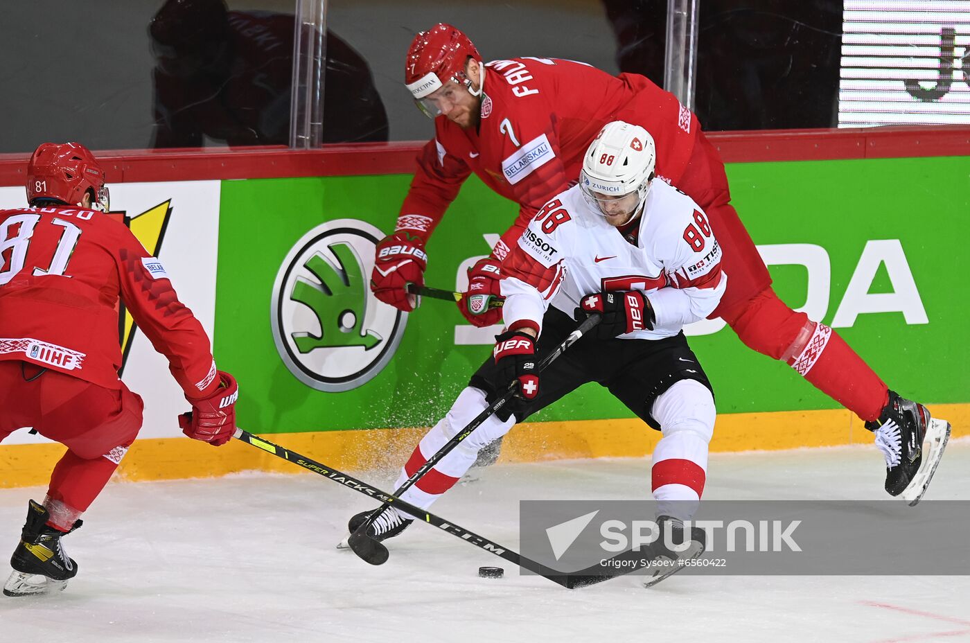 Latvia Ice Hockey Worlds Belarus - Switzerland