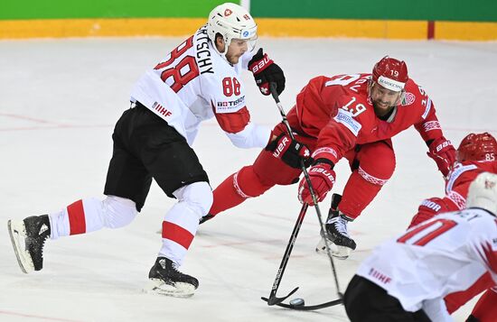 Latvia Ice Hockey Worlds Belarus - Switzerland