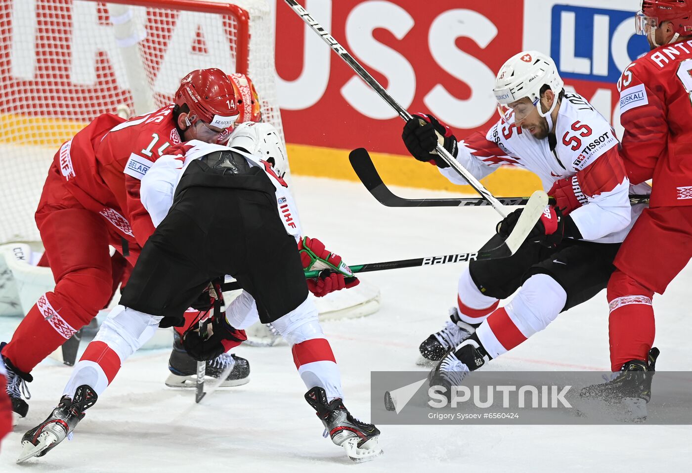 Latvia Ice Hockey Worlds Belarus - Switzerland