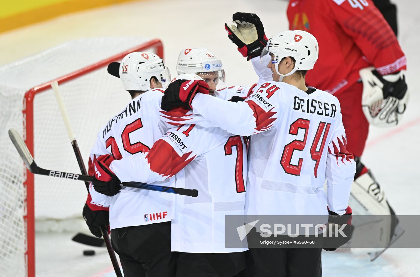 Latvia Ice Hockey Worlds Belarus - Switzerland