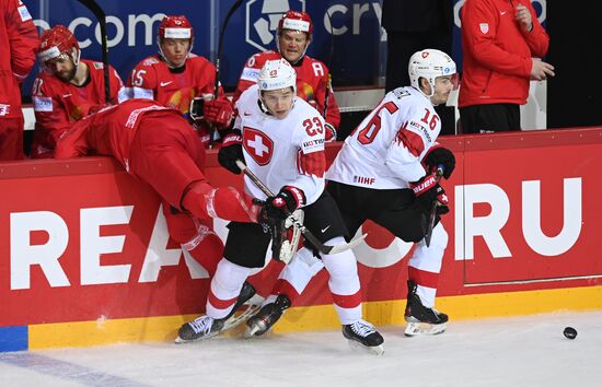 Latvia Ice Hockey Worlds Belarus - Switzerland