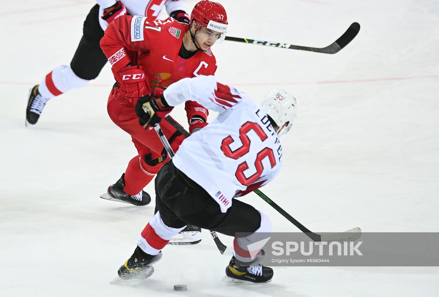 Latvia Ice Hockey Worlds Belarus - Switzerland