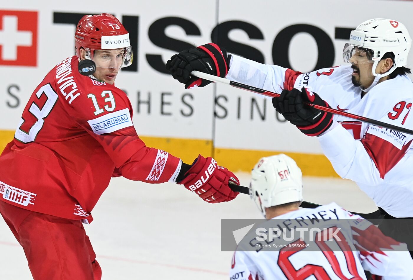 Latvia Ice Hockey Worlds Belarus - Switzerland