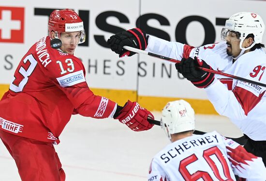 Latvia Ice Hockey Worlds Belarus - Switzerland