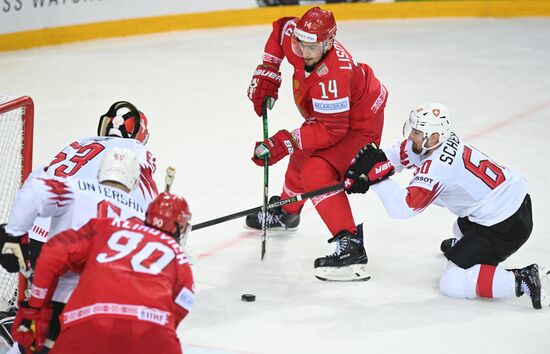 Latvia Ice Hockey Worlds Belarus - Switzerland