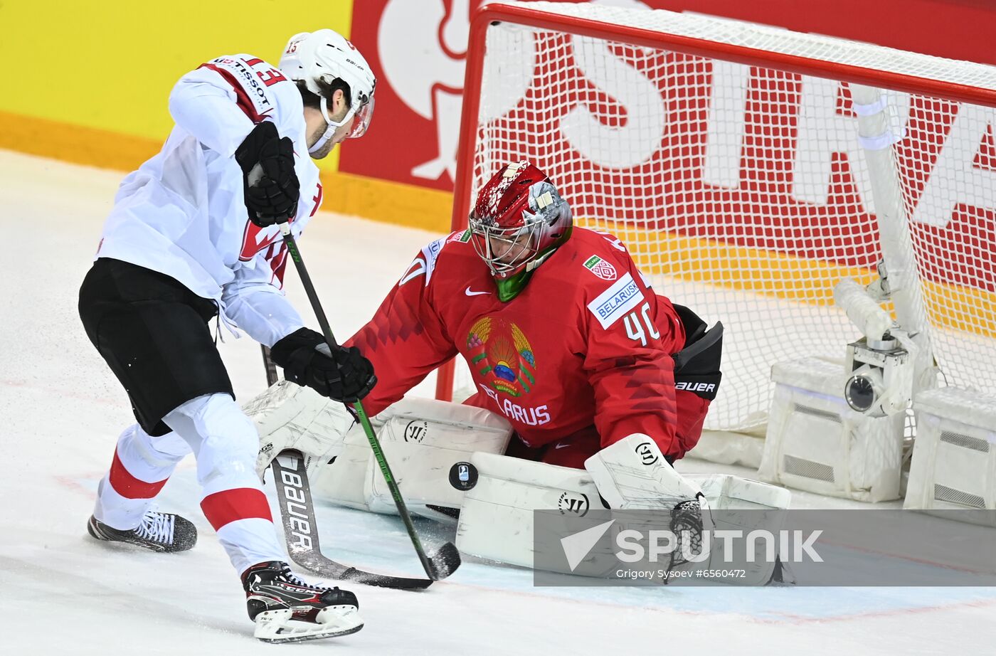 Latvia Ice Hockey Worlds Belarus - Switzerland