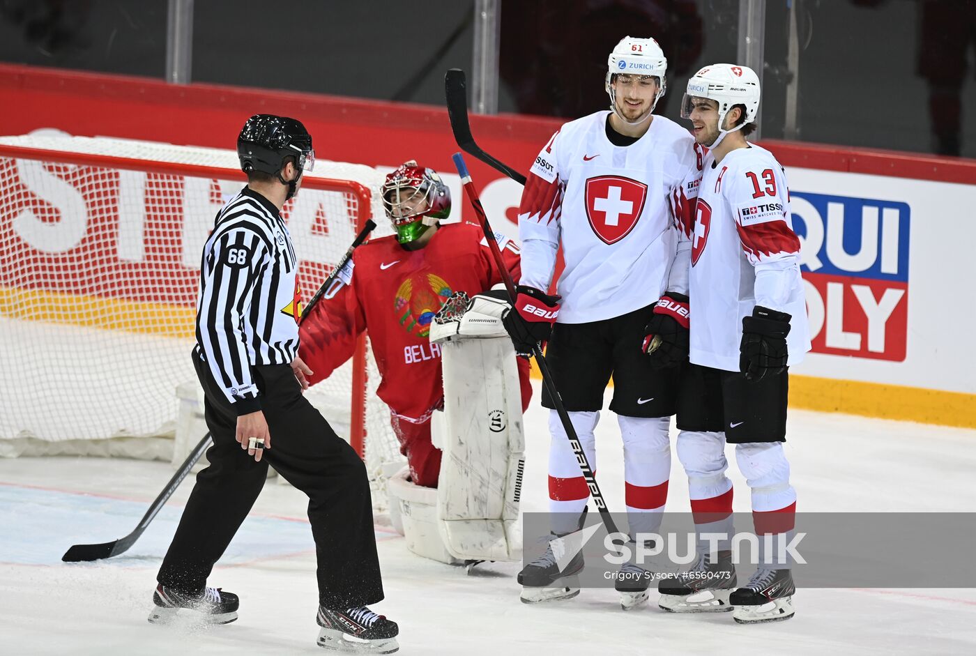 Latvia Ice Hockey Worlds Belarus - Switzerland