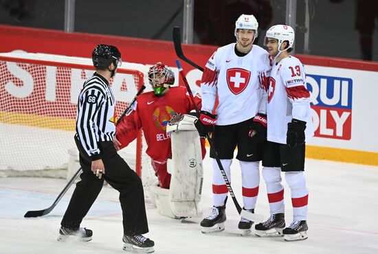 Latvia Ice Hockey Worlds Belarus - Switzerland