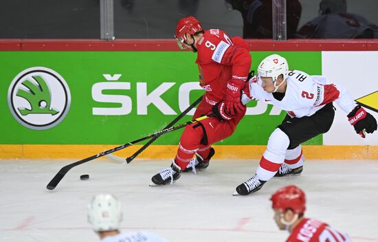 Latvia Ice Hockey Worlds Belarus - Switzerland