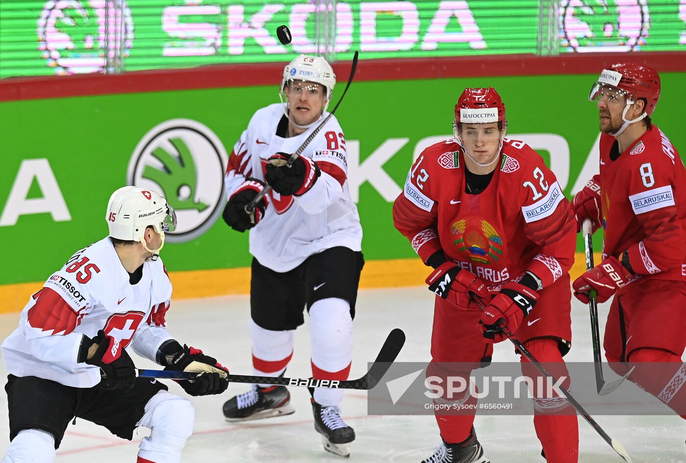 Latvia Ice Hockey Worlds Belarus - Switzerland