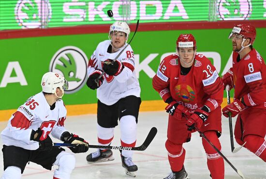 Latvia Ice Hockey Worlds Belarus - Switzerland