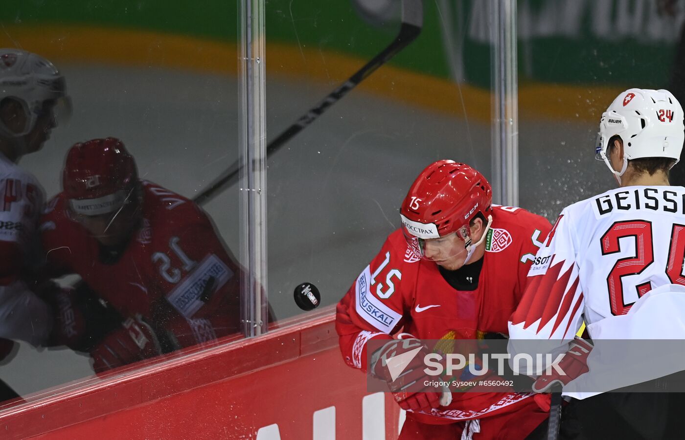 Latvia Ice Hockey Worlds Belarus - Switzerland