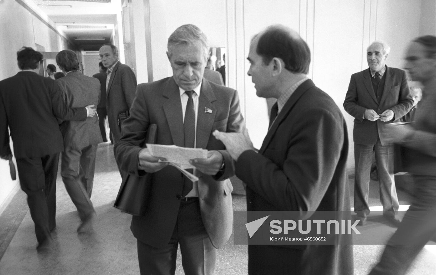 First Secretary of Grodno Regional Committee of Communist Party of Belorussia Vladimir Semyonov