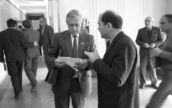 First Secretary of Grodno Regional Committee of Communist Party of Belorussia Vladimir Semyonov
