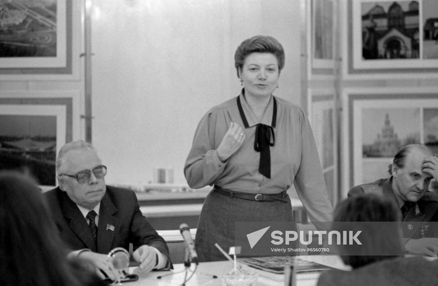 USSR Deputy Minister of Culture Nina Silkova
