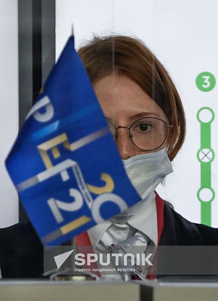 Russia St.Petersburg Economic Forum Preparations