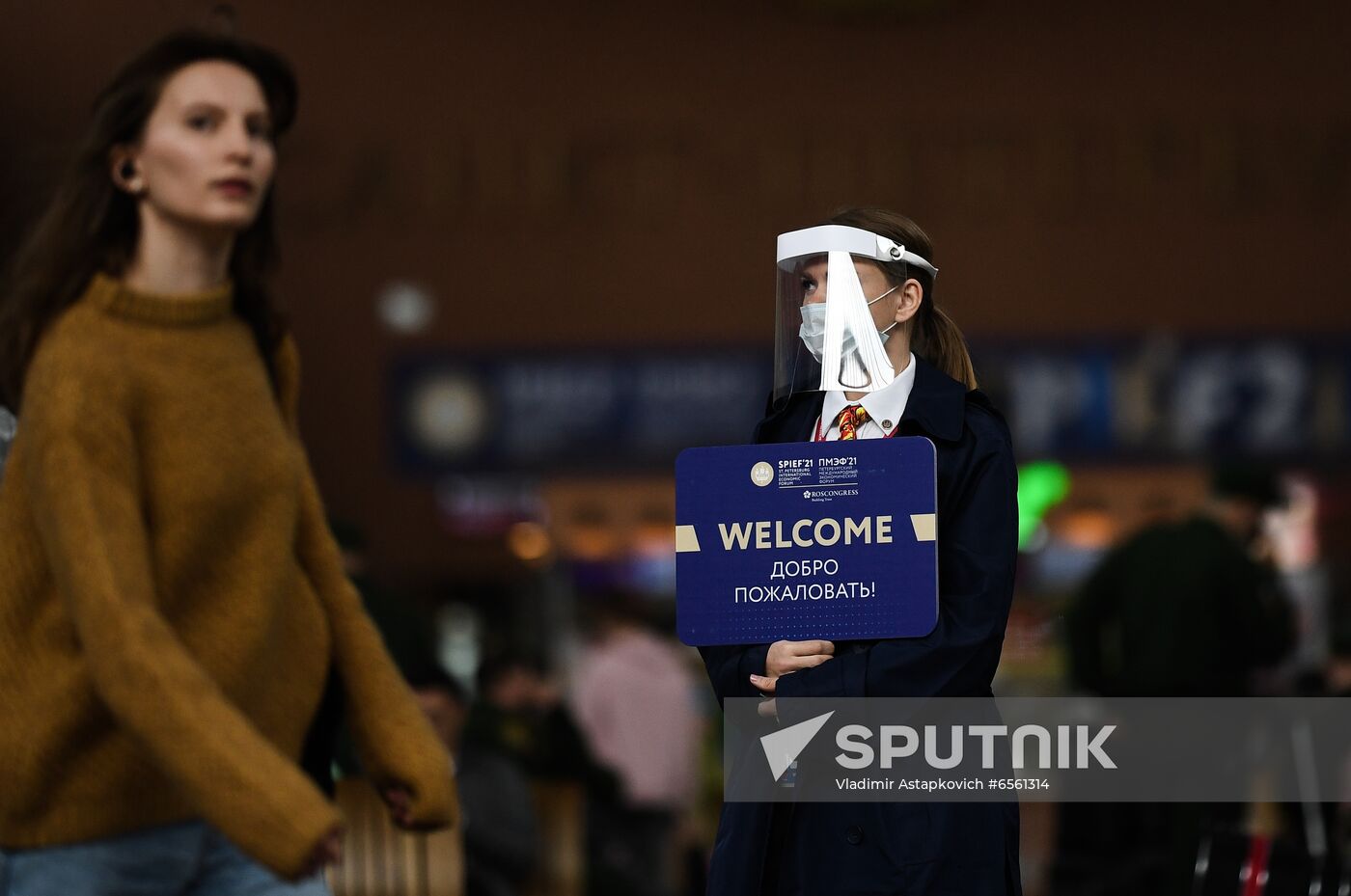 Russia St.Petersburg Economic Forum Preparations