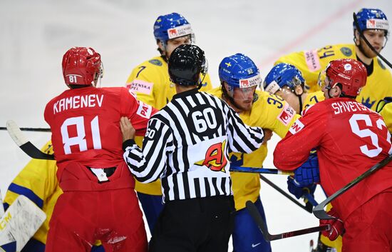 Latvia Ice Hockey Worlds Russia - Sweden