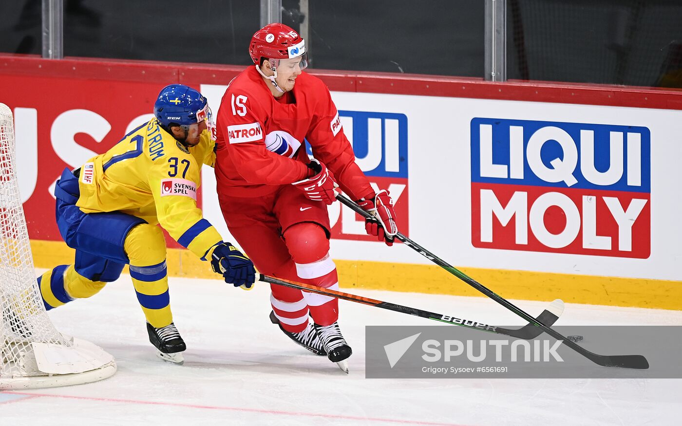 Latvia Ice Hockey Worlds Russia - Sweden