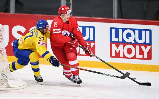 Latvia Ice Hockey Worlds Russia - Sweden