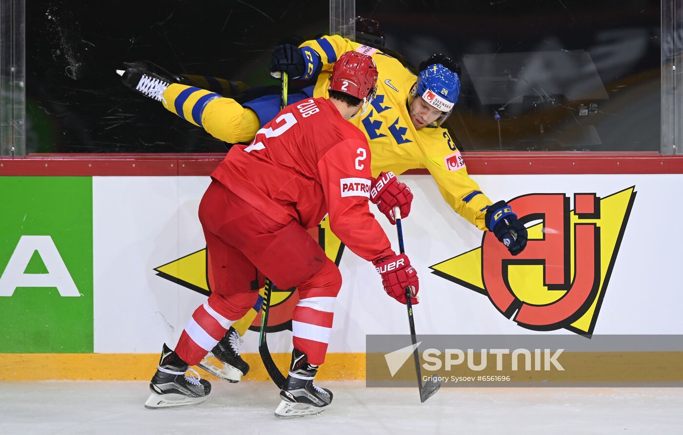 Latvia Ice Hockey Worlds Russia - Sweden