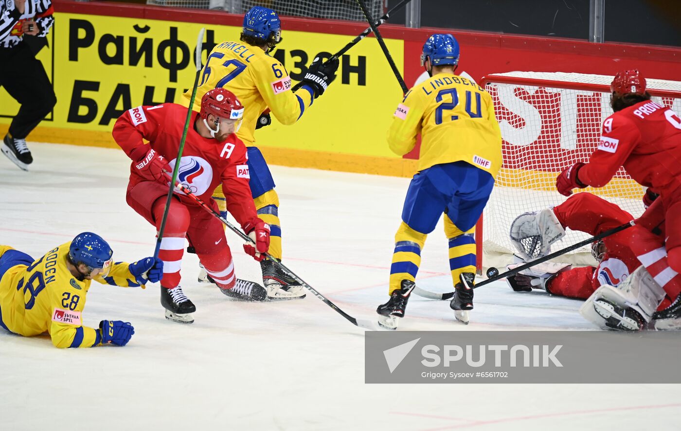 Latvia Ice Hockey Worlds Russia - Sweden