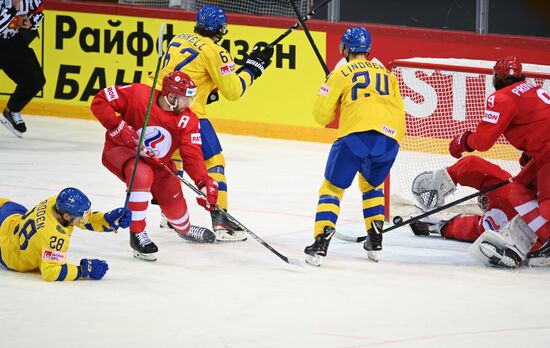 Latvia Ice Hockey Worlds Russia - Sweden