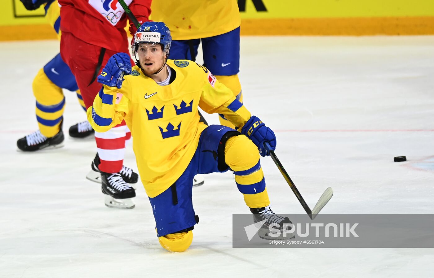 Latvia Ice Hockey Worlds Russia - Sweden