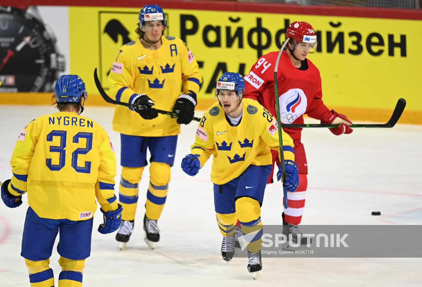 Latvia Ice Hockey Worlds Russia - Sweden