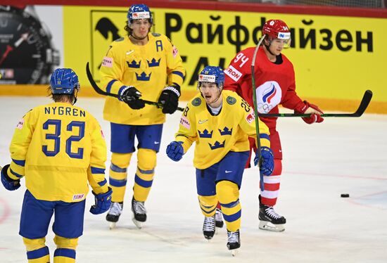 Latvia Ice Hockey Worlds Russia - Sweden