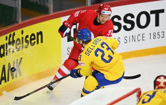 Latvia Ice Hockey Worlds Russia - Sweden