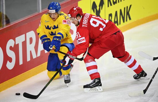 Latvia Ice Hockey Worlds Russia - Sweden