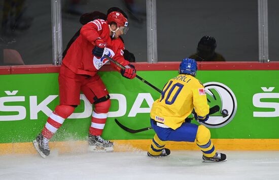 Latvia Ice Hockey Worlds Russia - Sweden