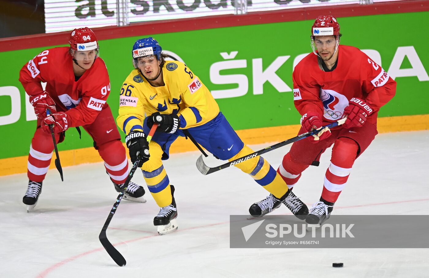 Latvia Ice Hockey Worlds Russia - Sweden